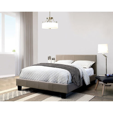 Sims Bed Grey & Black - Furniture World