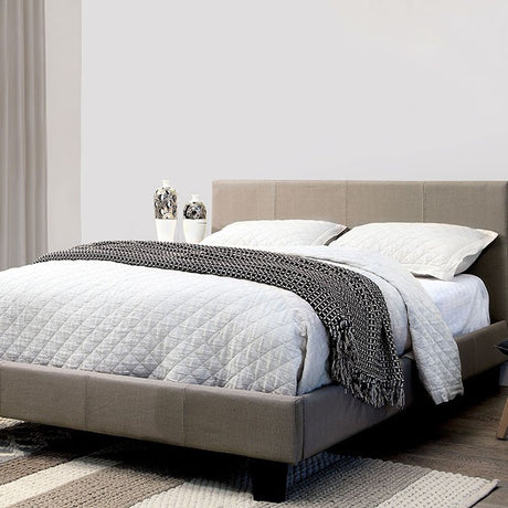 Sims Bed Grey & Black - Furniture World