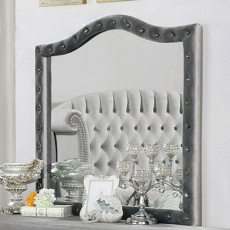 Alzir Gray Mirror - Furniture World
