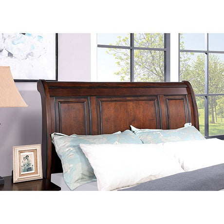 Wells Queen Bed Chrome - Furniture World