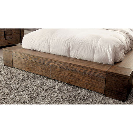 Janeiro Bed Brown & Grey - Furniture World