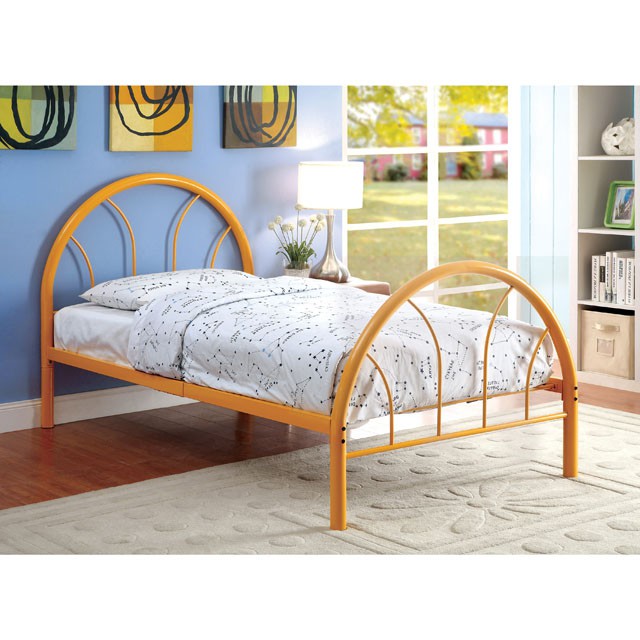 Rainbow Full Bed Black, White, Silver, Black, & Green