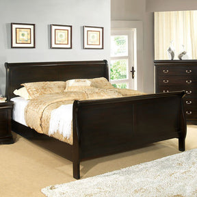 Louis Philippe E.King Bed - Furniture World