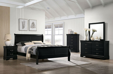 Louis Philippe Bed - Furniture World