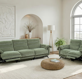 Morley Power Sofa + Loveseat - Furniture World