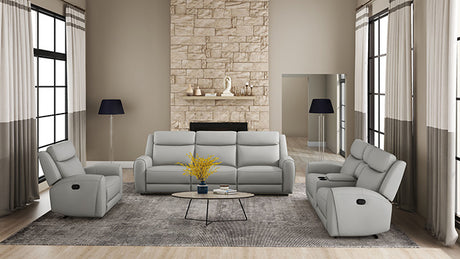 Jacobus Manual Recliner Sofa - Furniture World