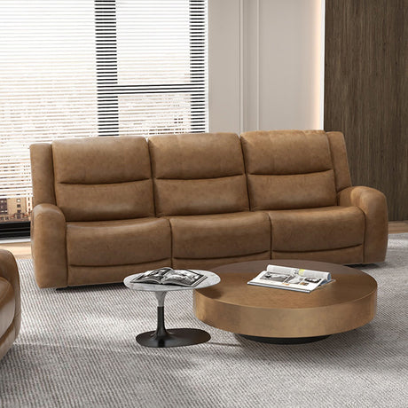 Leolinus Manual Recliner Sofa - Furniture World