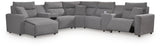 Modmax II Power Reclining Sectional with Chaise and Audio Console