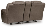 Lowilla Reclining Loveseat with Console