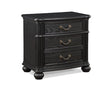 Crown Mark Furniture Kingsbury 3 Drawer Nightstand in Black image