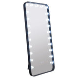 Canton Standing Mirror with LED Lighting and Bluetooth Speaker