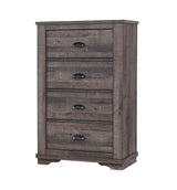 Crown Mark Furniture Coralee 5 Drawer Chest in Gray image