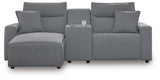 Modmax II Power Reclining Sectional with Chaise and Console