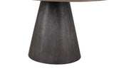 Broager 5 Pc Dining Table Set (Light Gray Caster Chairs)