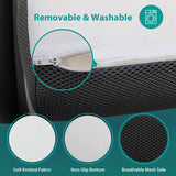 Hollyhock 4" Queen Tri-Fold Memory Foam Topper