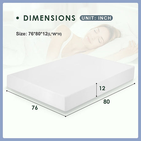 Artemisia 12" Memory Foam Mattress Full, Queen, Eastren King, & Cal.King - Furniture World