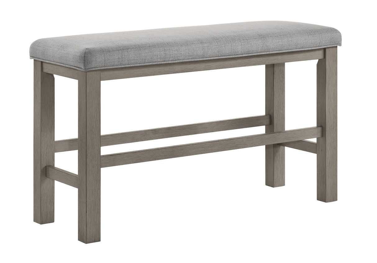 Renwick Counter Height Bench All Grey