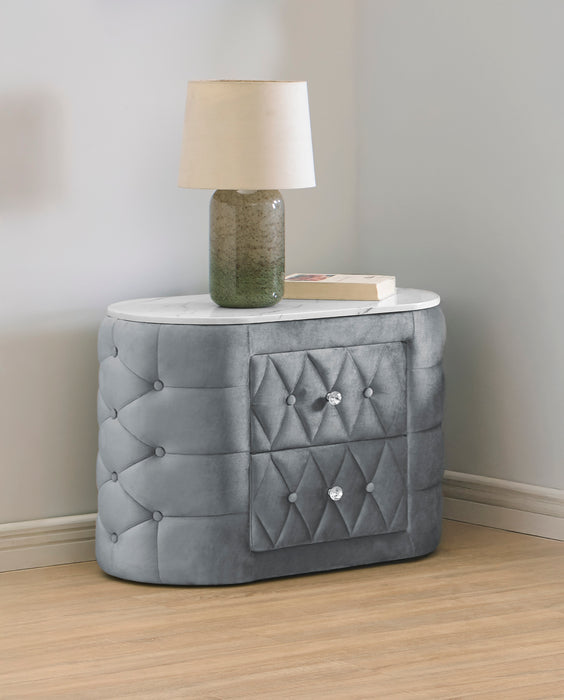 NATALIA NIGHTSTAND GREY
