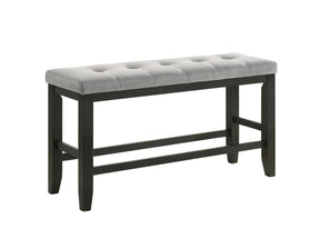 Bardstown Counter Height Bench Wheat Charcoal - Furniture World