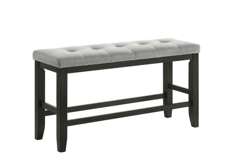 Bardstown Counter Height Bench Wheat Charcoal - Furniture World