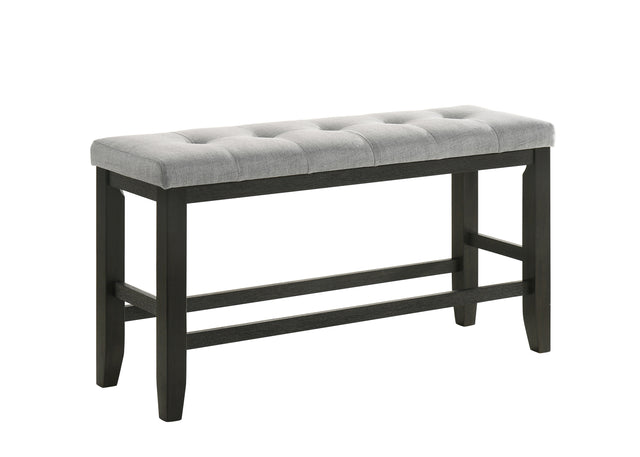 Bardstown Counter Height Bench Wheat Charcoal - Furniture World
