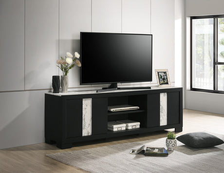 Rangley TV Stand - Black - Furniture World
