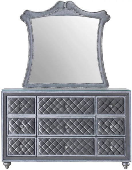 Crown Mark Furniture Voltare Dresser in Dark Grey image