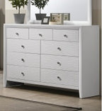 Crown Mark Furniture Evan Dresser in White image