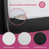 Hollyhock 4" Full Tri-Fold Memory Foam Topper