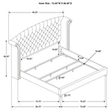 Melody Wingback Bed