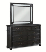 Crown Mark Furniture Kingsbury 9 Drawer Dresser In Black