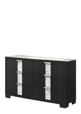 Crown Mark Furniture Rangley 6 Drawer Dresser in Black image