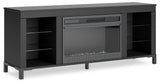 Cayberry 60" TV Stand with Electric Fireplace