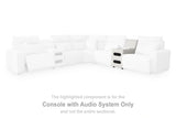 Modmax II Reclining Sectional with Chaise and Audio Console