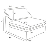 Raleigh Armless Chair
