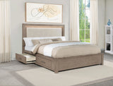 Kenora Panel Platform Storage Bed with LED Lighting