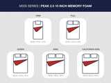 Peak 2.0 10 Memory Foam Mattress
