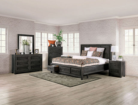 Oakridge Bed Brown & Grey - Furniture World