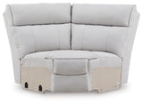 Social Pointe Reclining Sectional with Storage Consoles