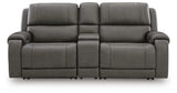 5Z - Pittson Power Reclining Sectional Loveseat with Console