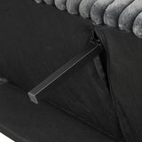 Hinwil Futon Sofa Bed Pink, Beige Grey, & Black