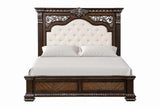 Promenade E.King & Queen Bed Brown & White