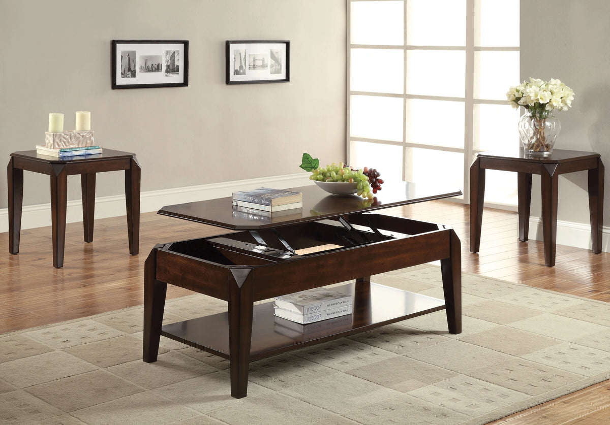 Docila Walnut Coffee Table