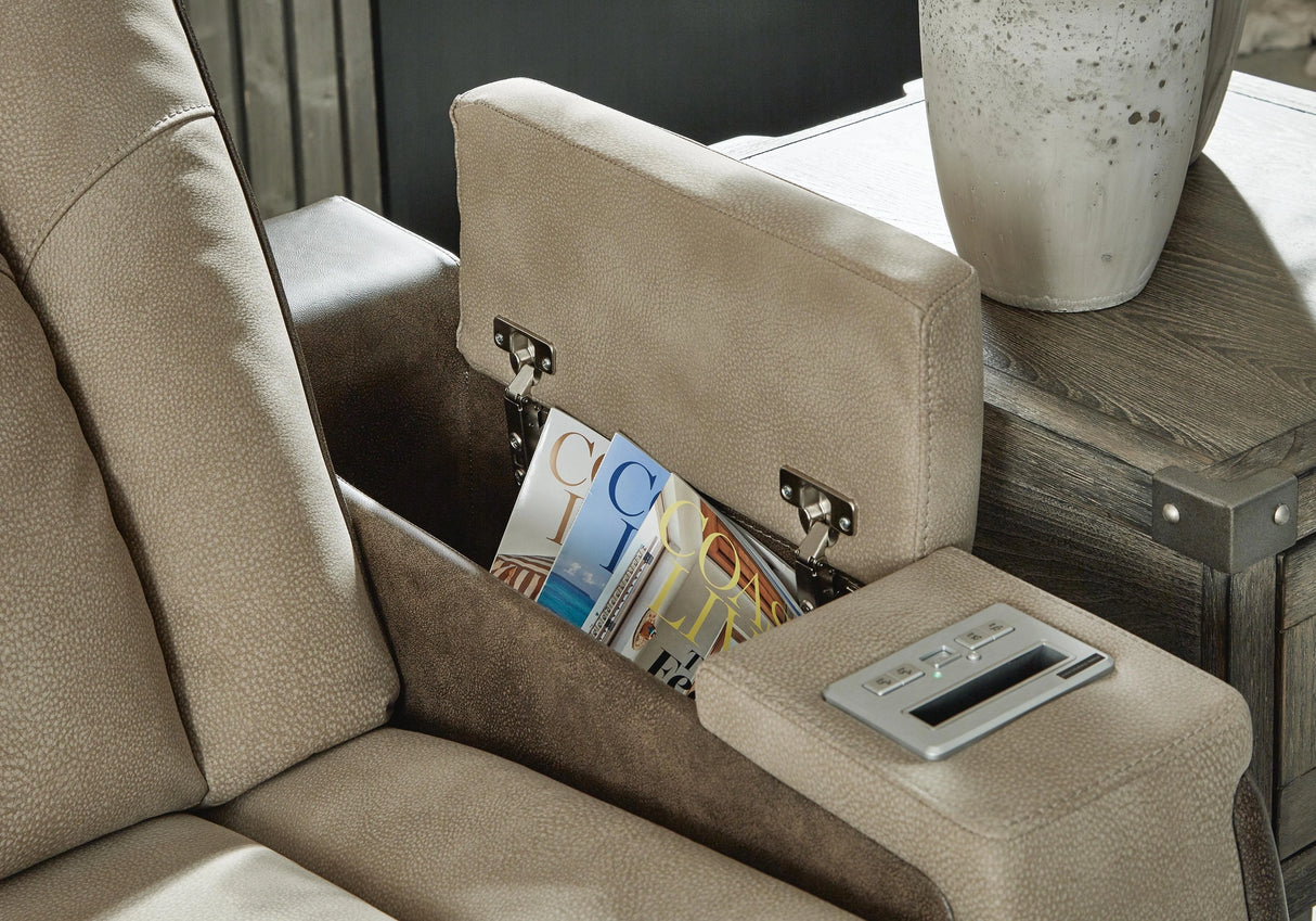 Next-Gen DuraPella Power Reclining Loveseat with Console