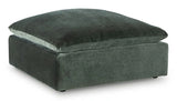Carriage View Oversized Accent Ottoman