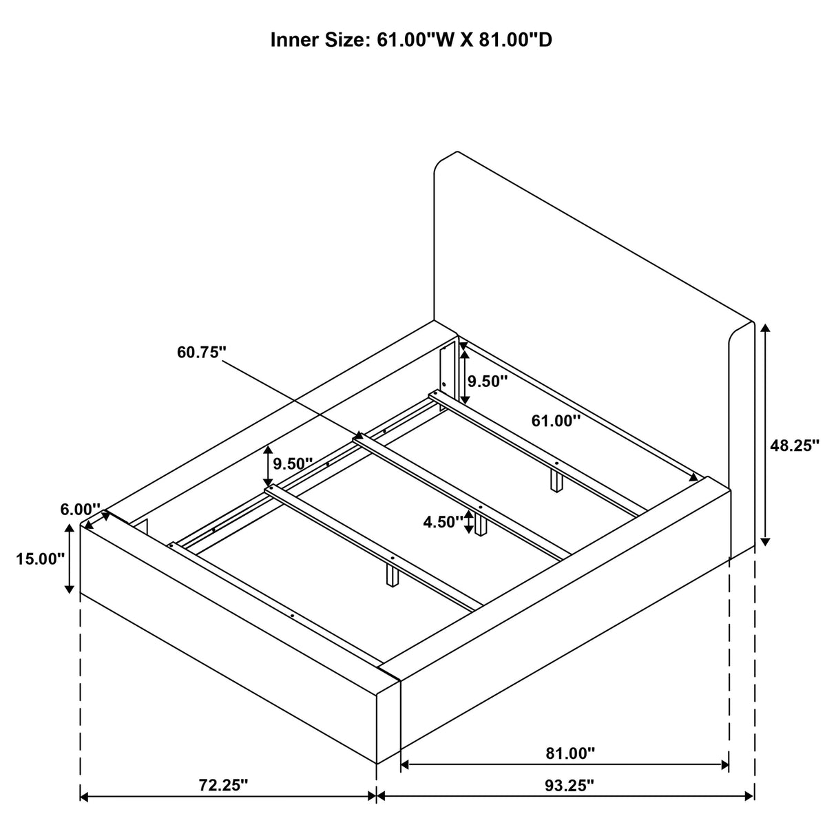 Rebecca Panel Bed