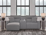 Modmax II Power Reclining Sectional with Chaise and Console