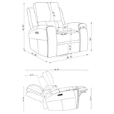 Brickston Triple Power Swivel Glider Recliner