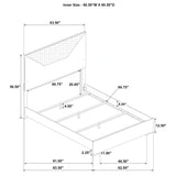 Ives Panel Bed with LED Lighting