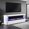 Luken 71" TV Stand w/ Electric Fire Place - Furniture World